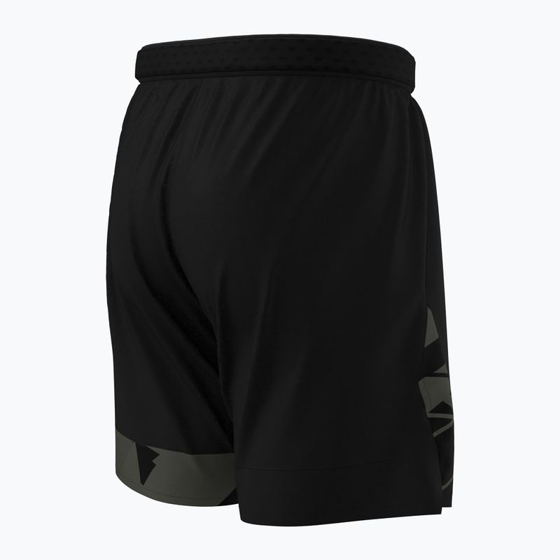 Men's Mizuno Daybreakers 8 In Amplify shorts black/grape leaf 4