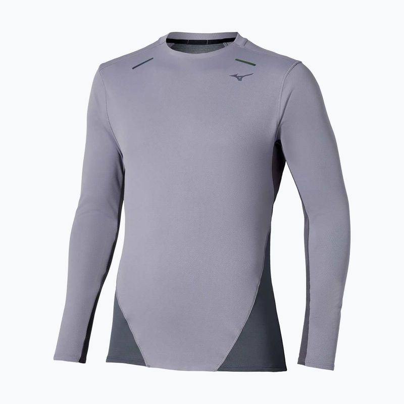 Men's running longsleeve Mizuno Tech Thermal Charge quiksilver