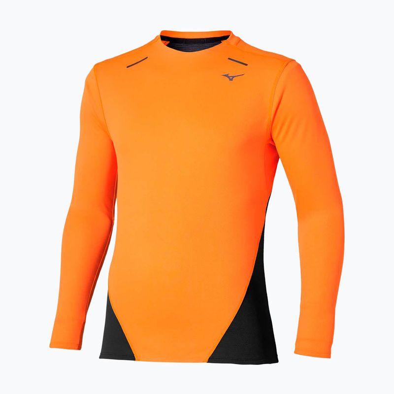 Men's running longsleeve Mizuno Tech Thermal Charge tangelo 3