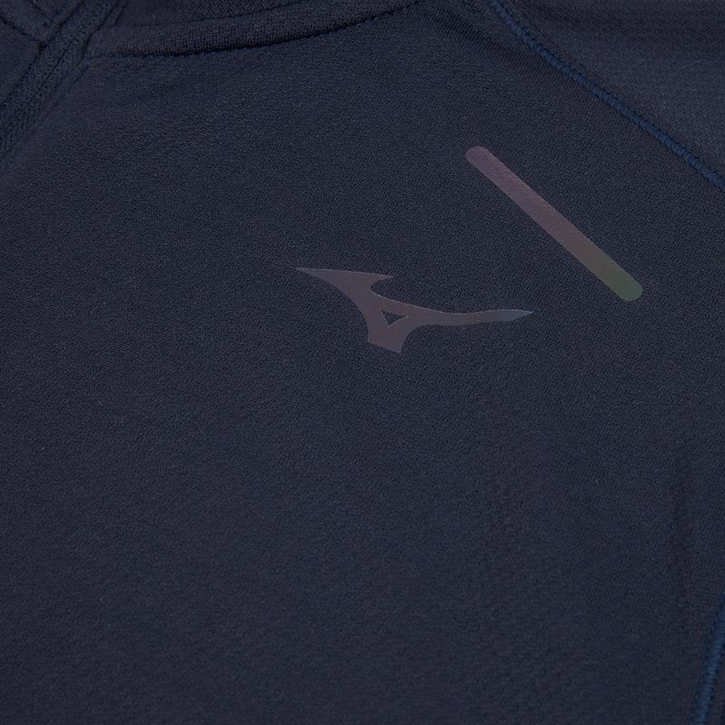 Men's running longsleeve Mizuno Tech Thermal Charge Half Zip baritone blue 3