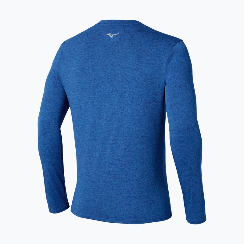 Men's running longsleeve Mizuno Core Impulse Tee sodalite blue 2