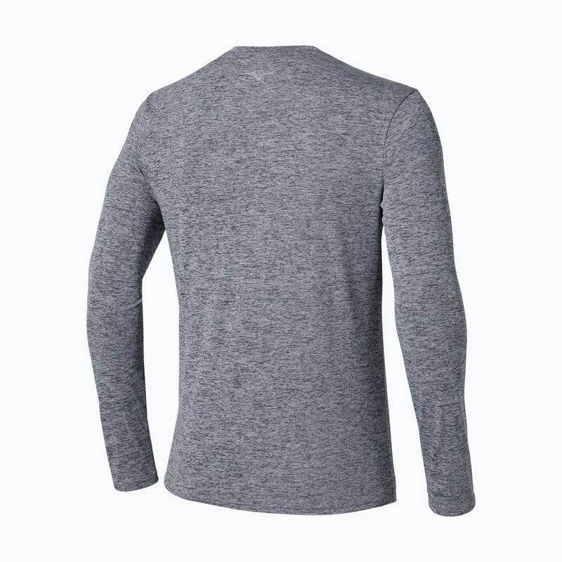 Men's Mizuno Core Impulse Half Zip Tee quicksilver running longsleeve 2