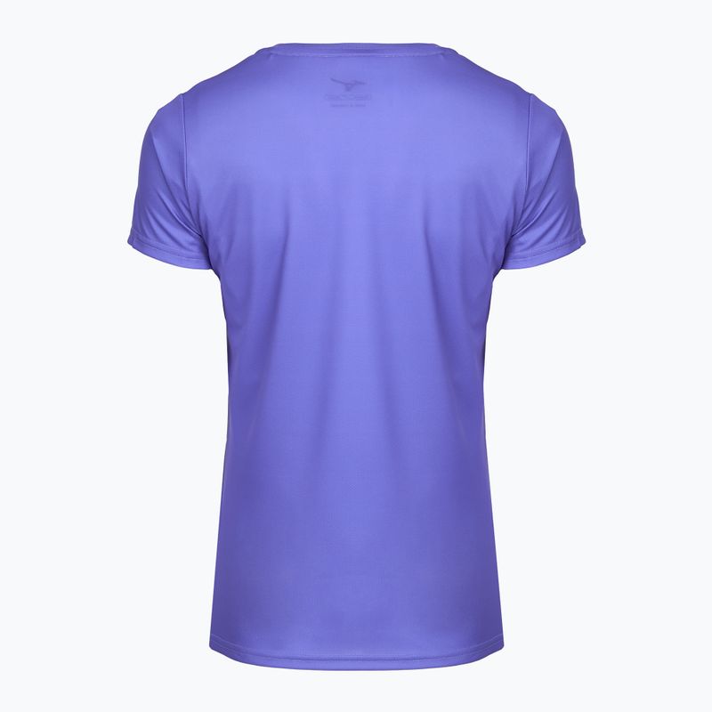 Women's running shirt Mizuno Core Graphic Tee iris bloom 2