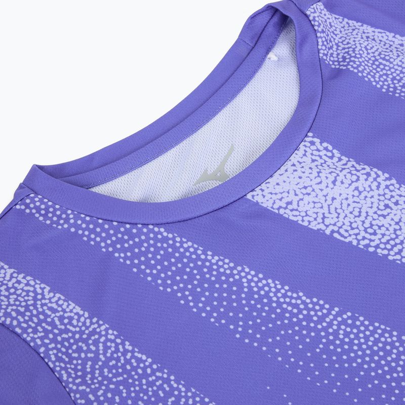 Women's running shirt Mizuno Core Graphic Tee iris bloom 3