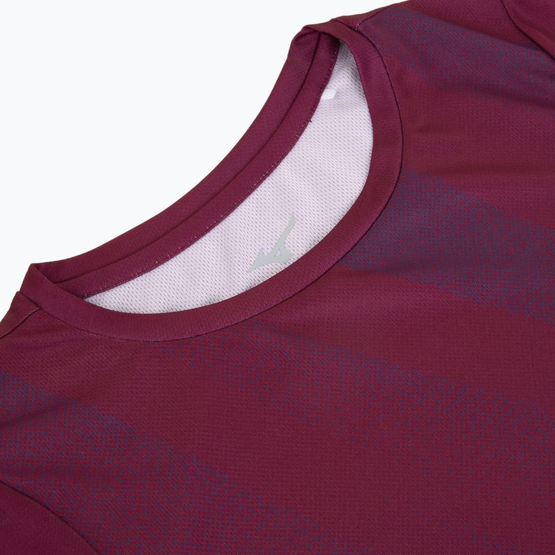 Women's running top Mizuno Core Graphic Tee dark purple 4