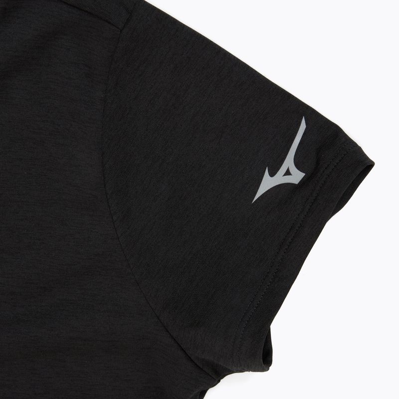 Women's running shirt Mizuno Core Runbird Tee black/mauve 4