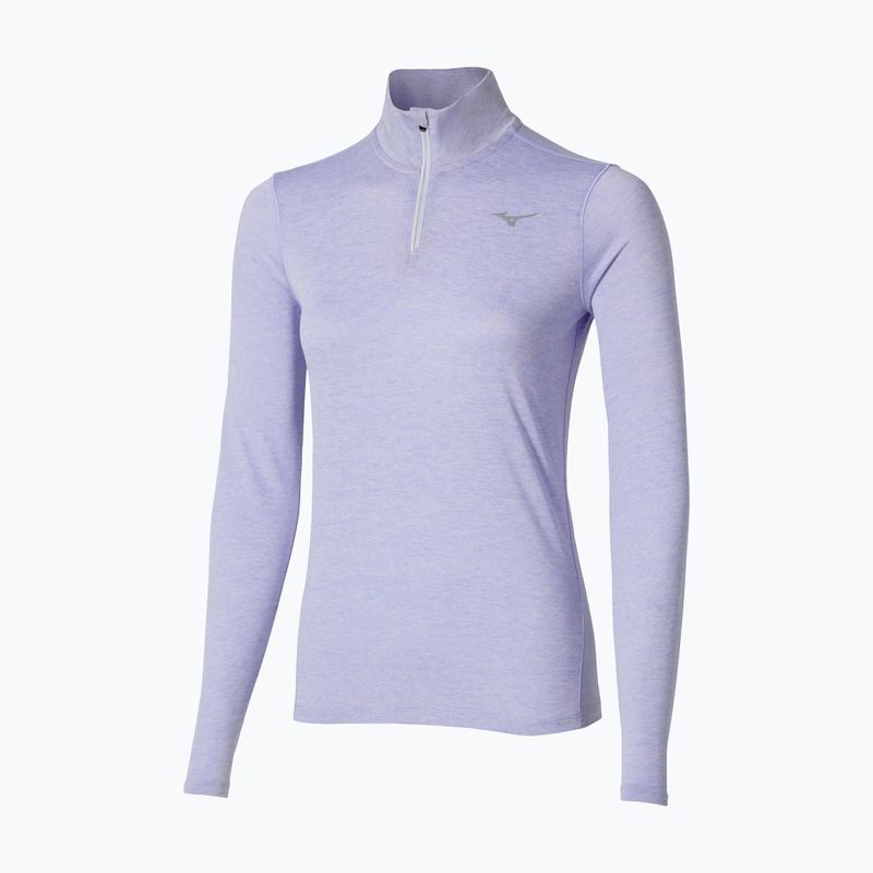 Women's running sweatshirt Mizuno Core Impulse Half Zip Tee icelandic blue