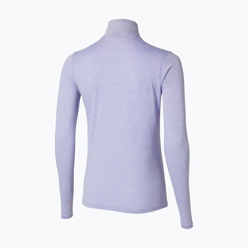 Women's running sweatshirt Mizuno Core Impulse Half Zip Tee icelandic blue 2