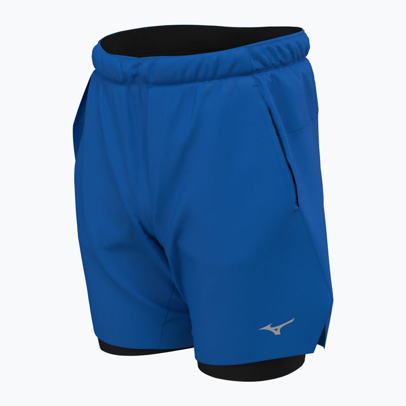 Men's Mizuno Core 7.5 2IN1 running shorts princess blue 3