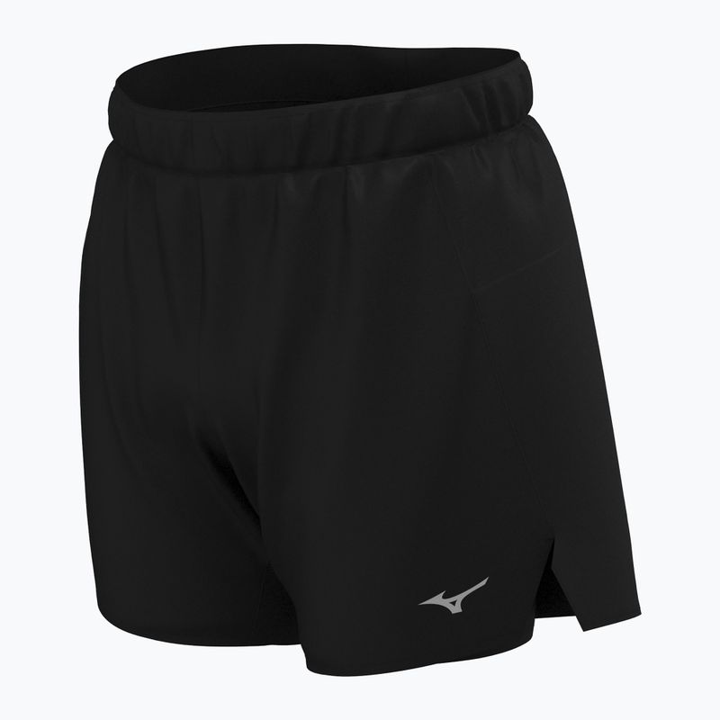 Men's Mizuno Core 5.5" 2IN1 running shorts black 3