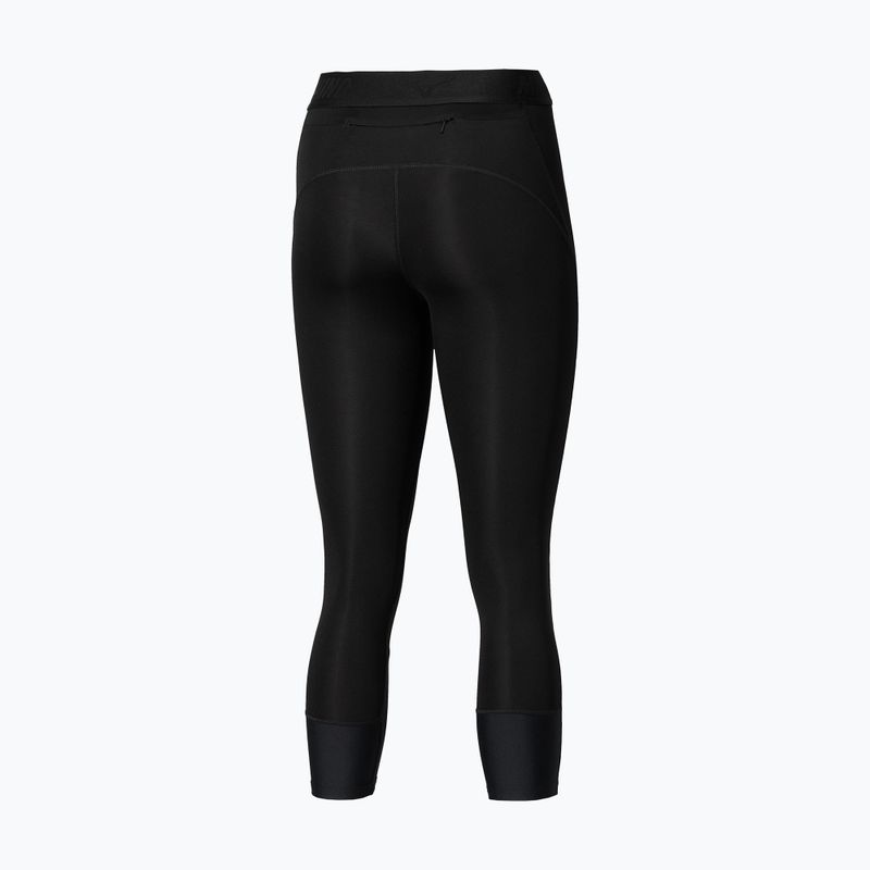 Women's leggings Mizuno Impulse Core 3/4 black 2
