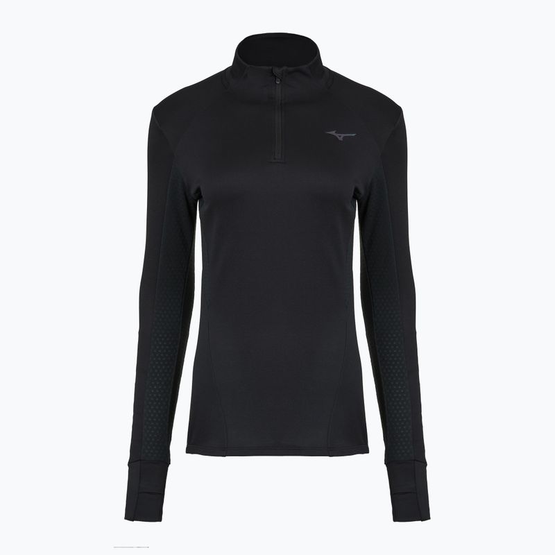 Women's running sweatshirt Mizuno Active Warm Half Zip black