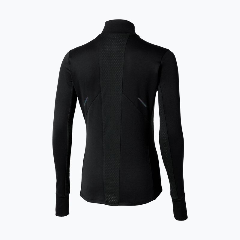 Women's running sweatshirt Mizuno Active Warm Half Zip black 2