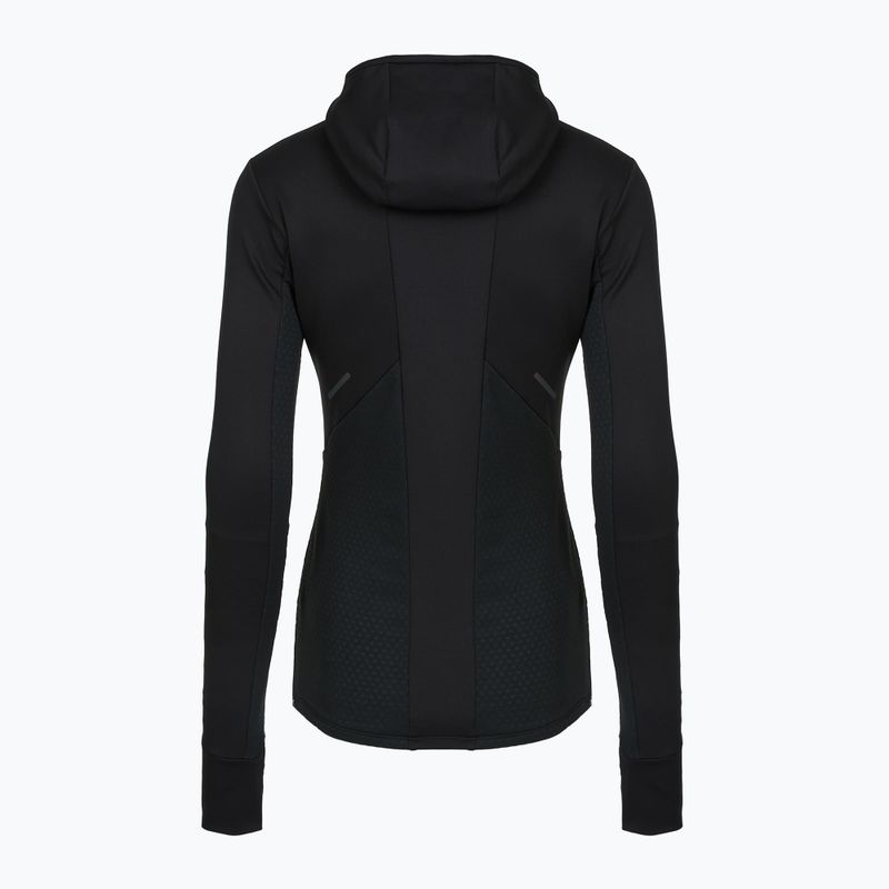 Women's running sweatshirt Mizuno Active Warm Hooded black 2