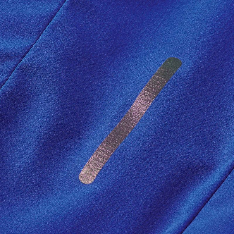 Men's Mizuno Active Alpha Hodded sodalite blue running jacket 4