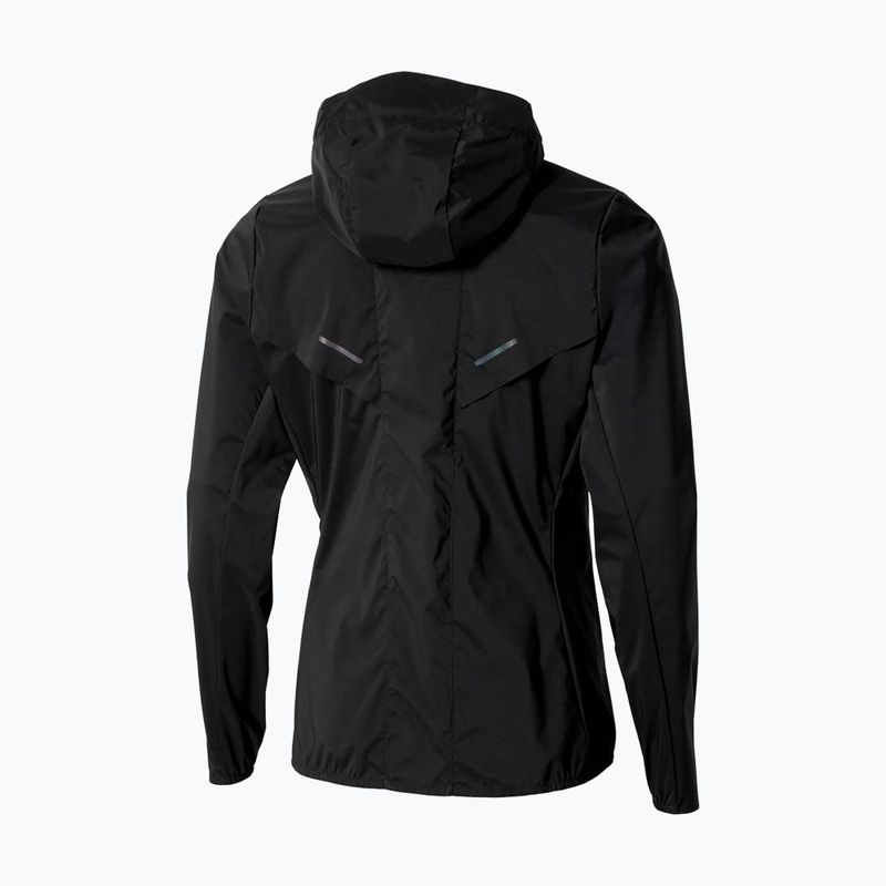Women's running jacket Mizuno Tech Thermal Charge Hooded black 2