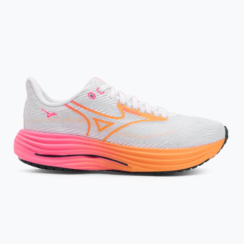 Running shoes Mizuno Wave Rider 28 white/tang orange/pink tetra 2