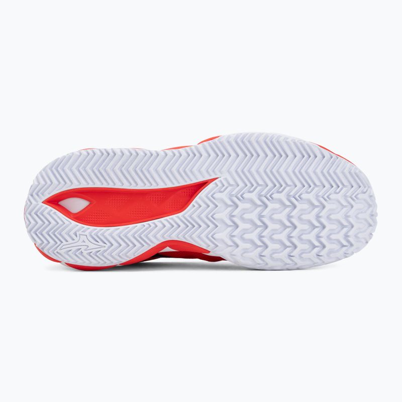 Tennis shoes Mizuno Wave Enforce Tour 2 CC fiery red/white/sun-dried toma 4
