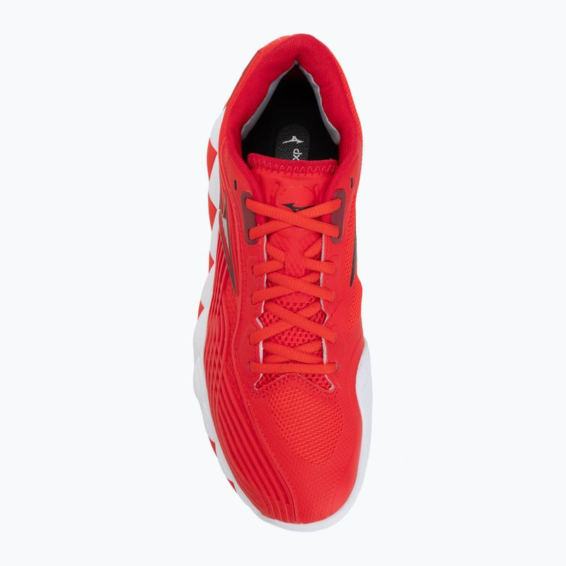 Tennis shoes Mizuno Wave Enforce Tour 2 CC fiery red/white/sun-dried toma 5