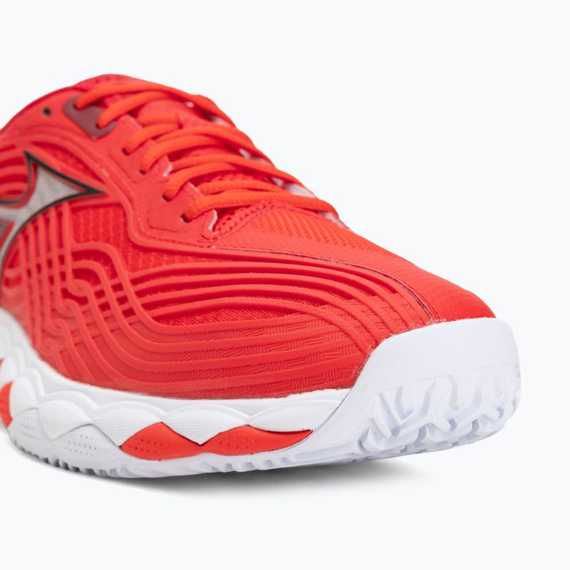 Tennis shoes Mizuno Wave Enforce Tour 2 CC fiery red/white/sun-dried toma 7