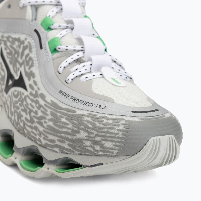 Shoes Mizuno Wave Prophecy 13.2 harbor mist/black/vibrant green 7