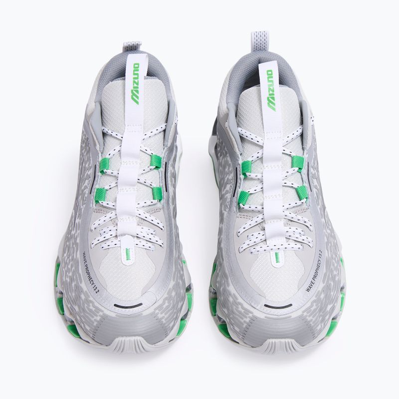 Shoes Mizuno Wave Prophecy 13.2 harbor mist/black/vibrant green 3