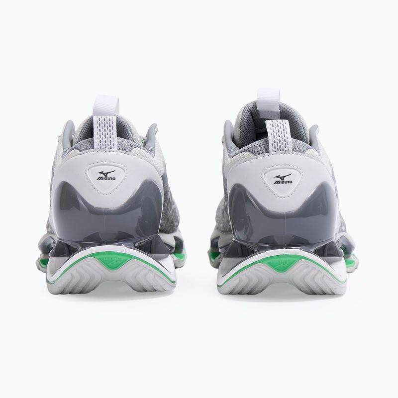 Shoes Mizuno Wave Prophecy 13.2 harbor mist/black/vibrant green 4