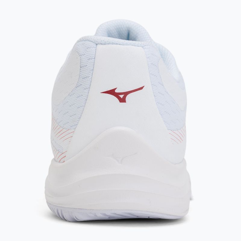 Women's volleyball shoes Mizuno Lightning Select white/rose elegance/lava falls 6