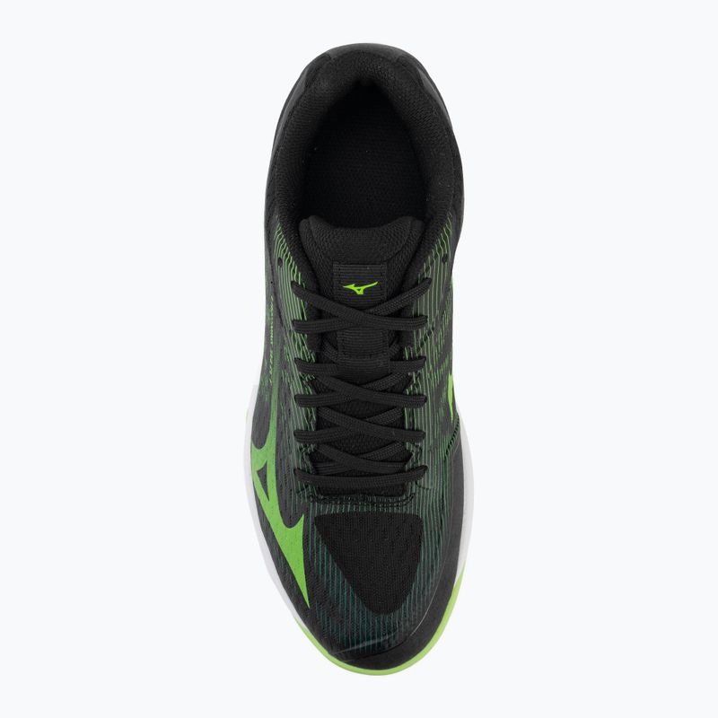 Volleyball shoes Mizuno Lightning Select black/jasmine green 5