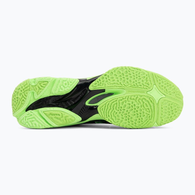 Volleyball shoes Mizuno Wave Lightning Elite Mid black/glowing apple/mandarin orange 4