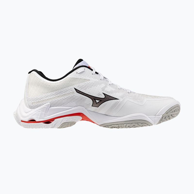 Volleyball shoes Mizuno Wave Lightning Elite white/black/fiery red 2
