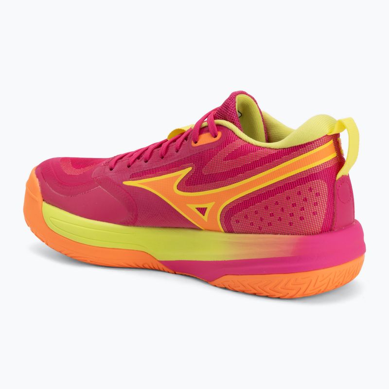 Volleyball shoes Mizuno Neo Jump pink tetra/fortune yellow/light 3