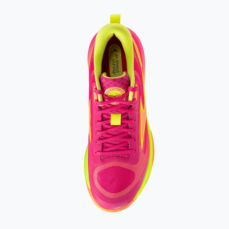 Volleyball shoes Mizuno Neo Jump pink tetra/fortune yellow/light 4