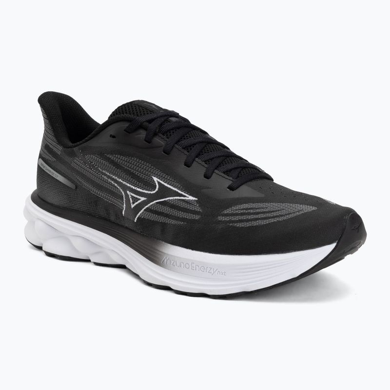 Men's running shoes Mizuno Wave Skyrise 7 black/white/iron gate