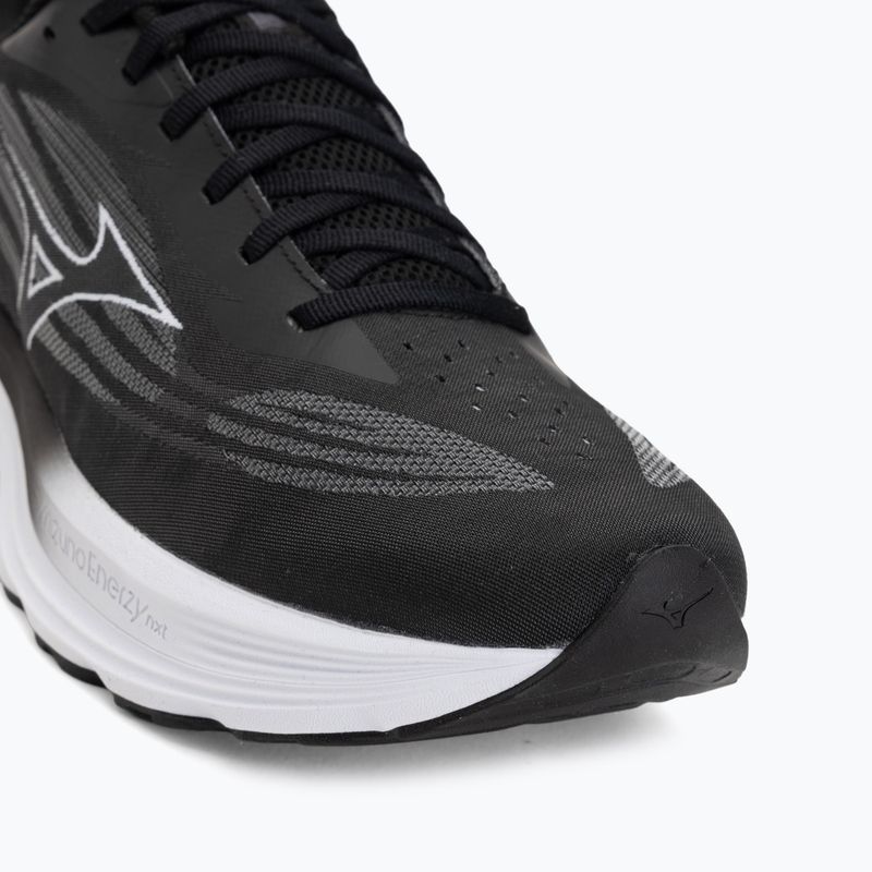 Men's running shoes Mizuno Wave Skyrise 7 black/white/iron gate 7