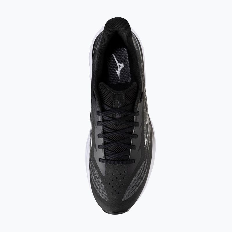 Men's running shoes Mizuno Wave Skyrise 7 black/white/iron gate 4