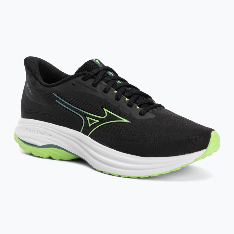 Men's running shoes Mizuno Wave Ultima 17 black sand/glowing apple/north atlantic