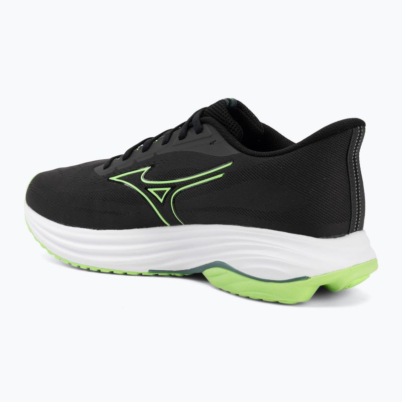 Men's running shoes Mizuno Wave Ultima 17 black sand/glowing apple/north atlantic 3
