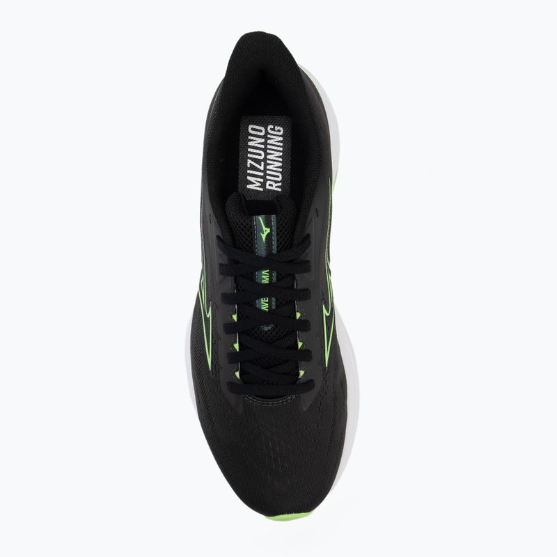 Men's running shoes Mizuno Wave Ultima 17 black sand/glowing apple/north atlantic 5