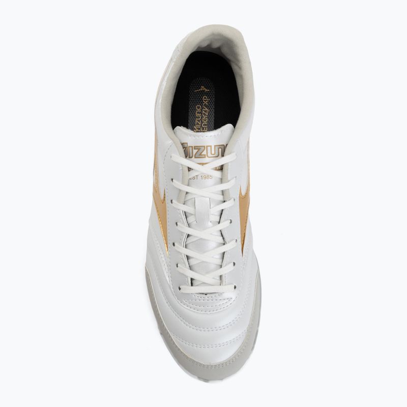Football boots Mizuno Morelia Sala Pro TF white/football gold/galaxy silver 5