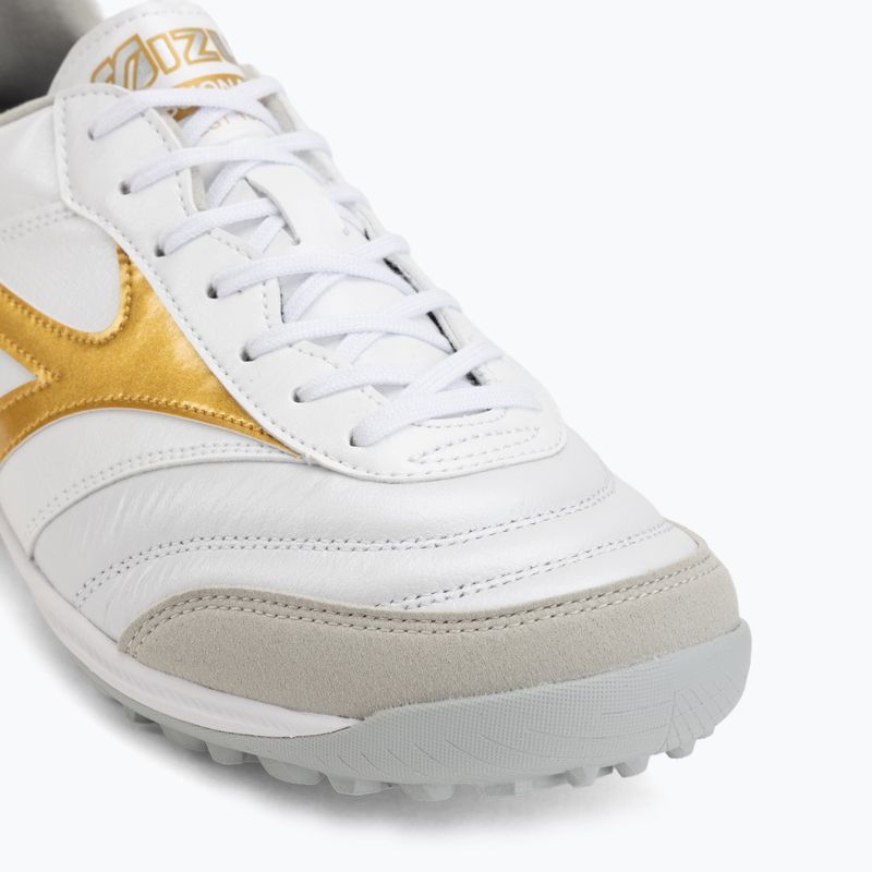 Football boots Mizuno Morelia Sala Elite TF white/football gold/galaxy silver 7