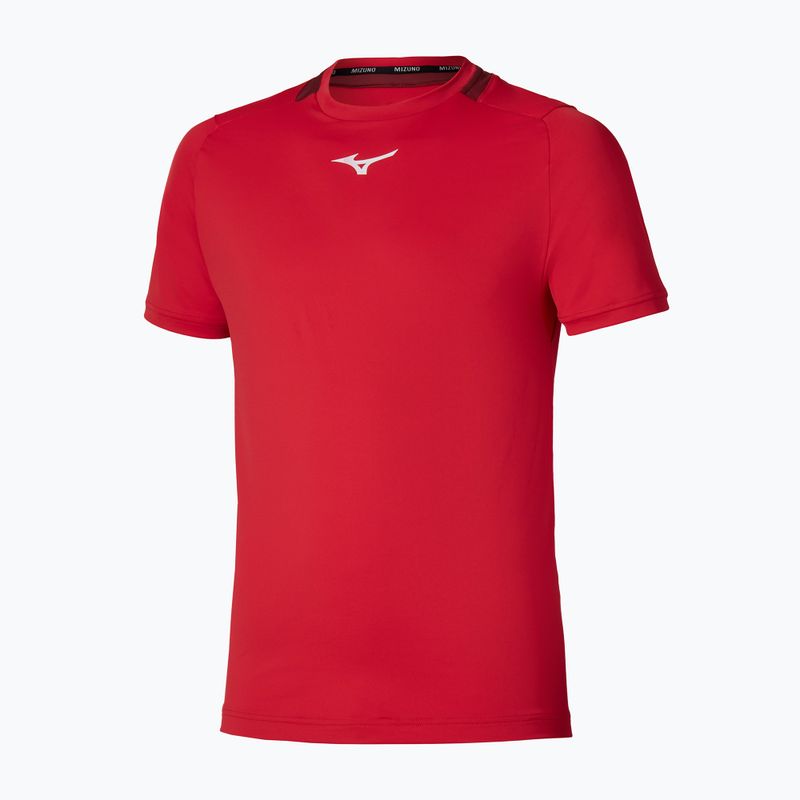 Men's tennis shirt Mizuno 62GAA001 Tee fiery red