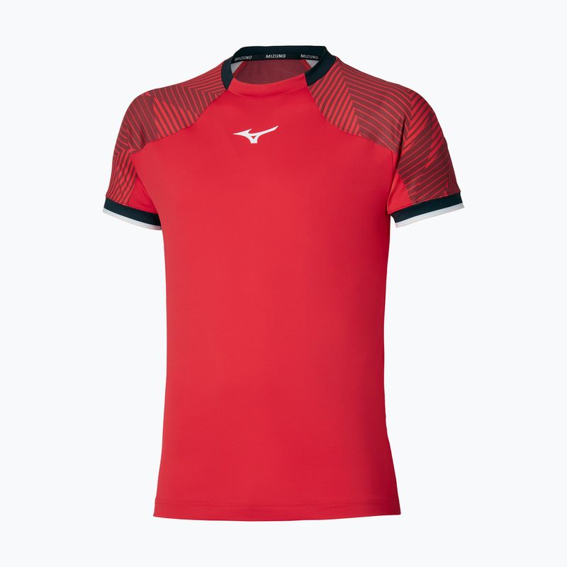 Men's T-shirt Mizuno Stargazer Shadow Tee fiery red 3