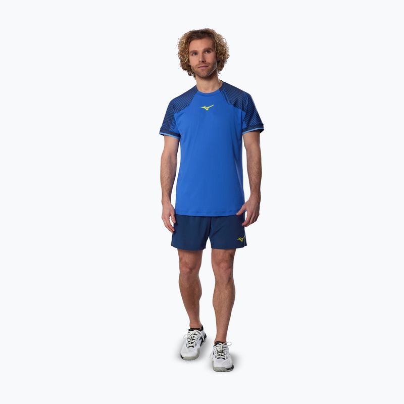 Men's T-shirt Mizuno Stargazer Shadow Polo dazzling blue 2