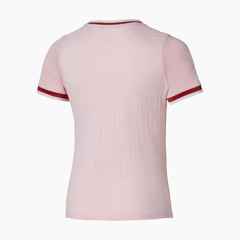 Women's tennis shirt Mizuno Stargazer Tee pinkesque 4