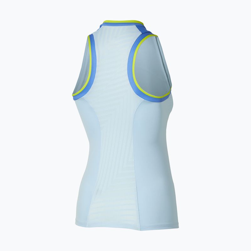 Women's tennis shirt Mizuno Stargazer Tank Top ice water 2