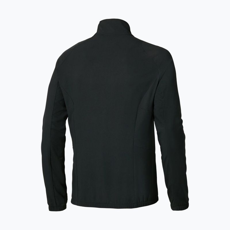 Men's tennis jacket Mizuno Frontier Shadow black 2
