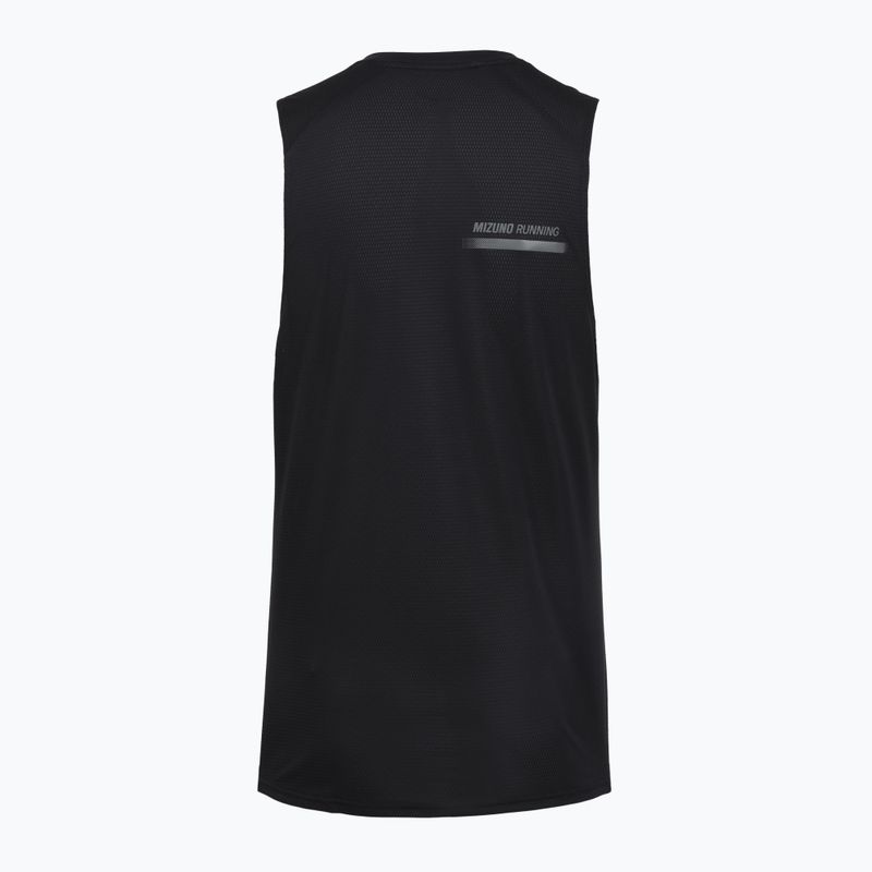 Men's running top Mizuno Active DryAeroFlow Tank Top black 2