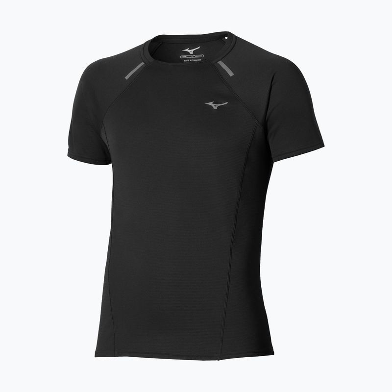 Men's running top Mizuno Active DryAeroFlow Tee black 2