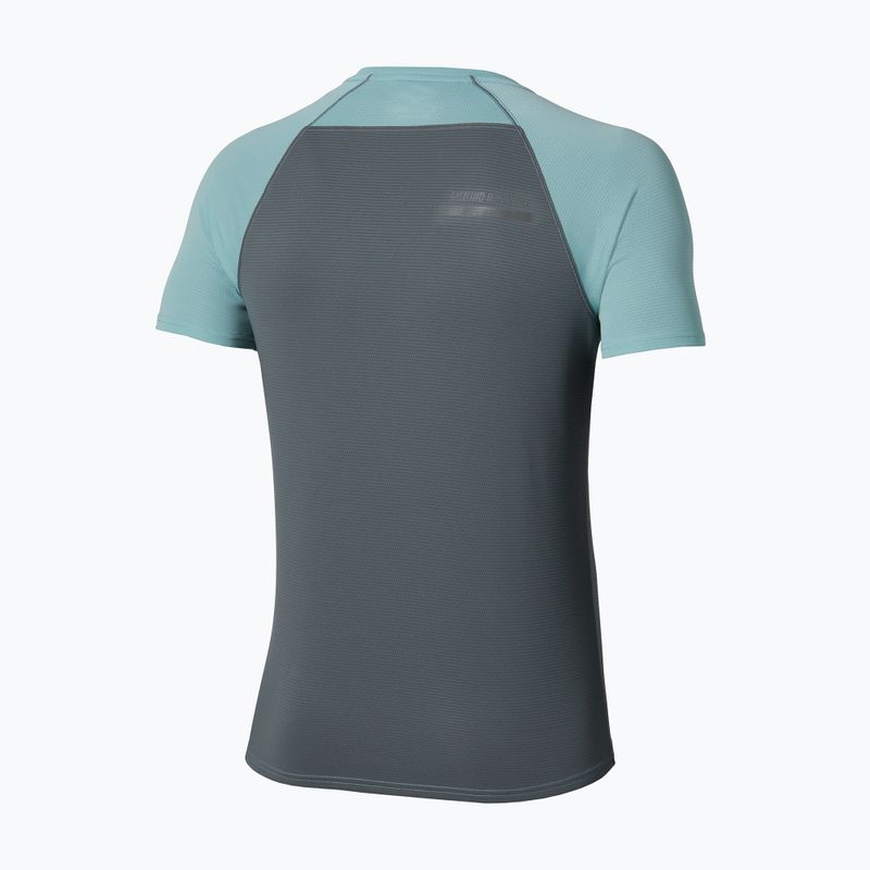 Men's running top Mizuno Active DryAeroFlow Tee aquifer 2